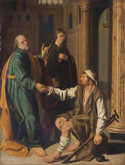 Peter heals the lame man